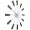 Infinity Instruments Vane Mid-Century Wall Clock, 23.5 in. 20321WL - alternate 6